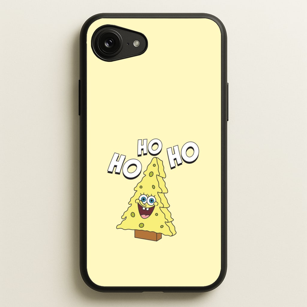 Christmas Tree Cartoon Sponge iPhone 16e Case