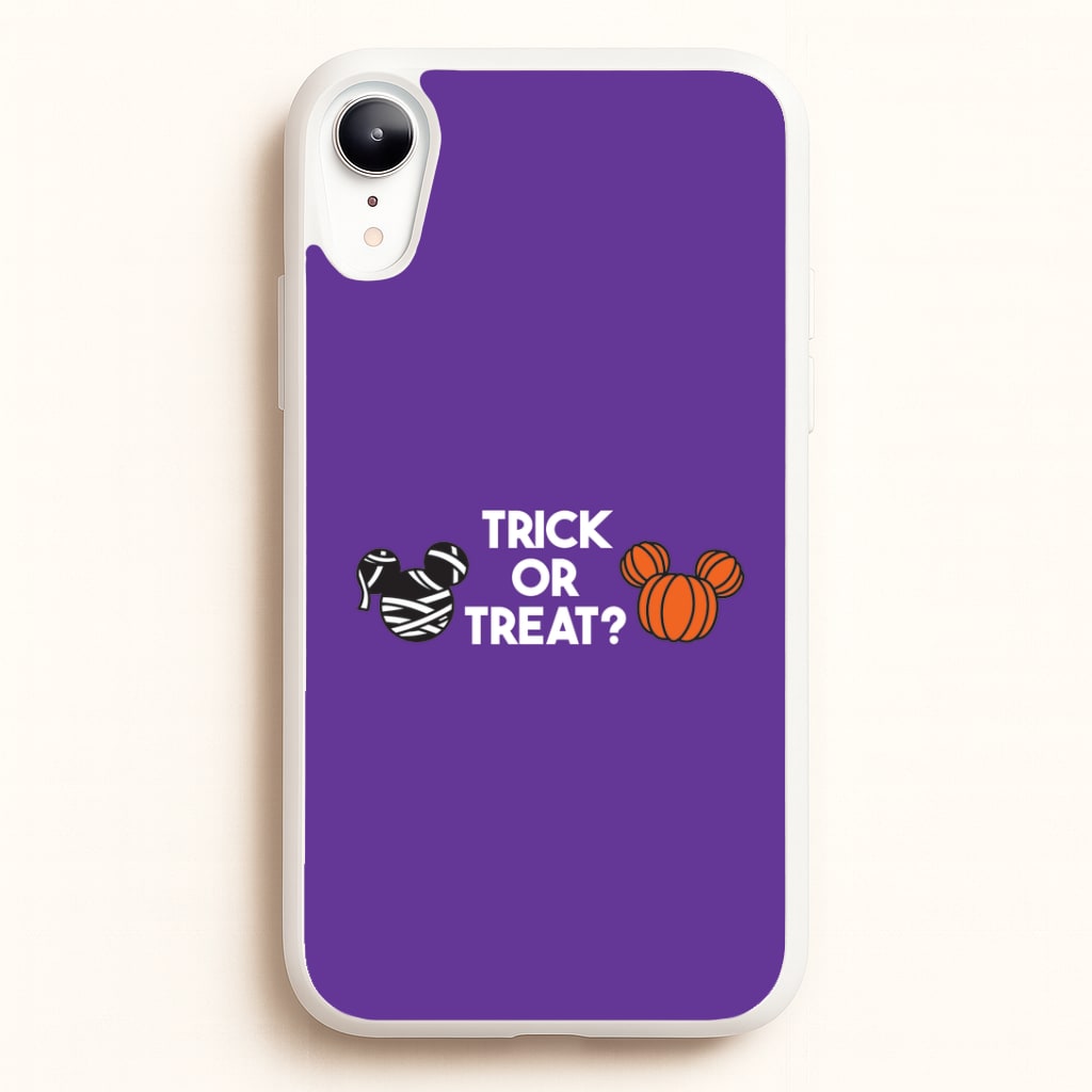 Trick Or Treat Mouse iPhone XR Case