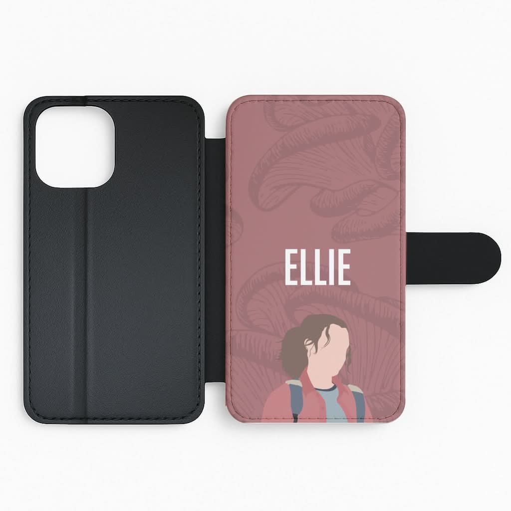 Ellie Mushroom Pattern Flip Phone Case
