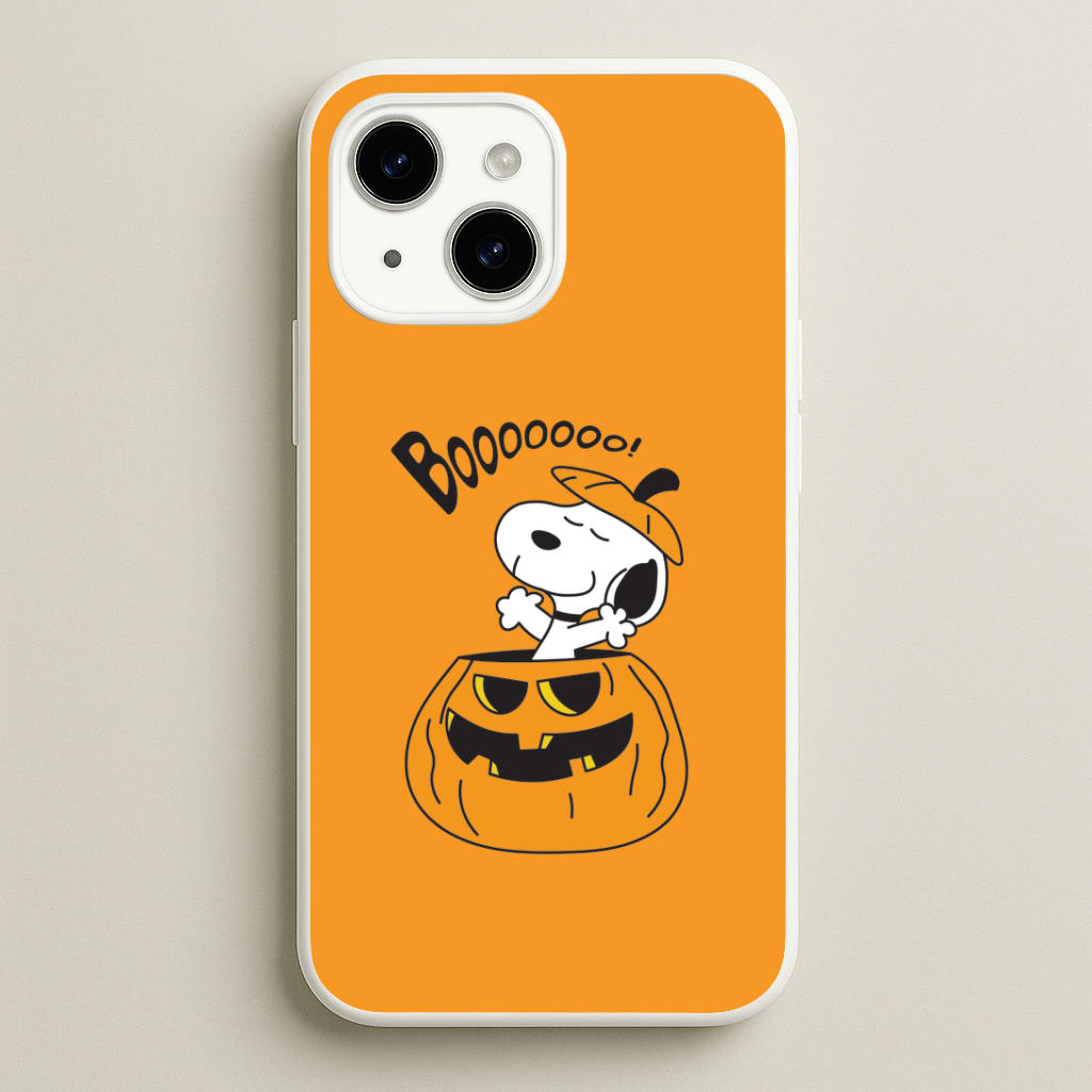 Cartoon Beagle Pumpkin iPhone 15 Case