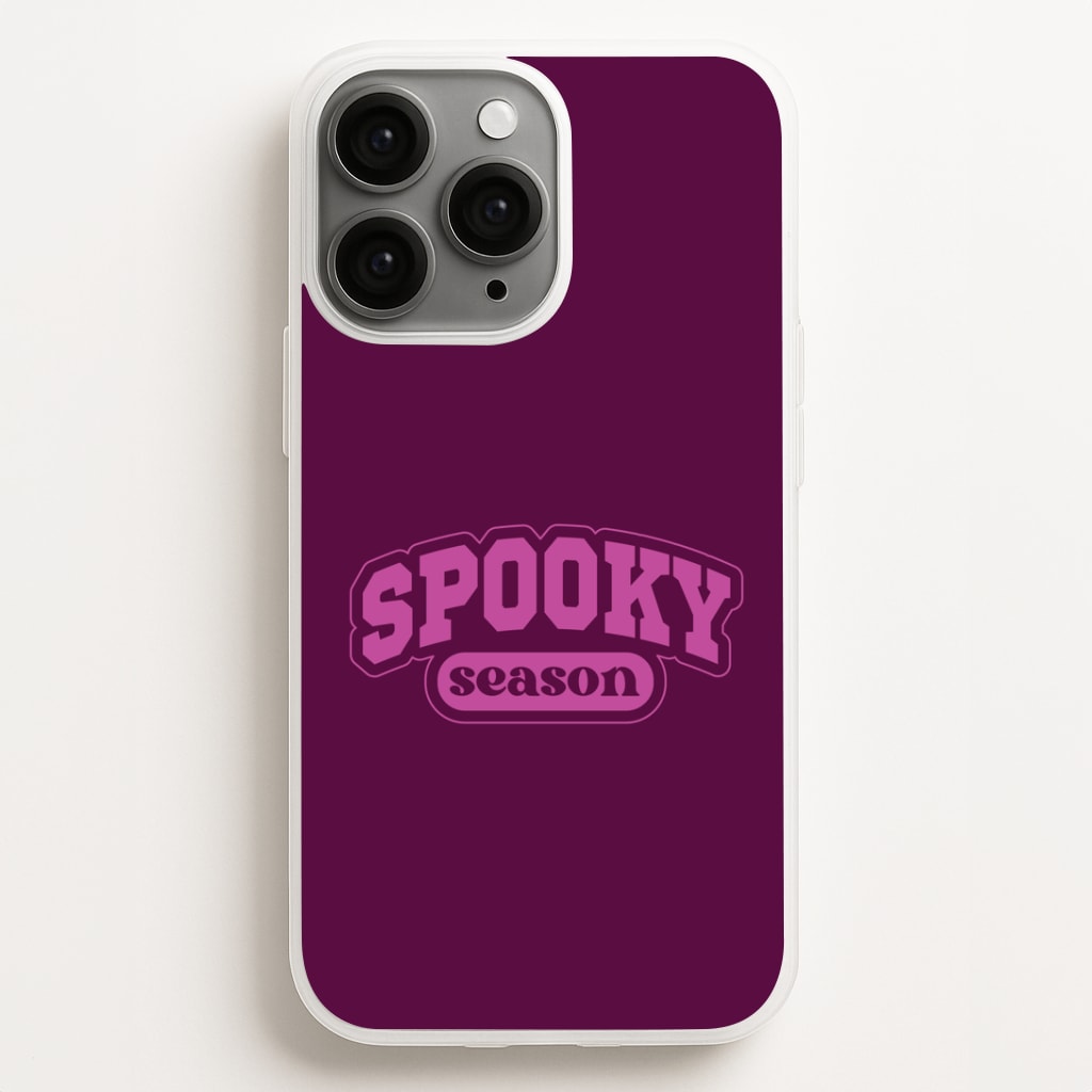 Spooky Season Varsity iPhone 16 Pro Case