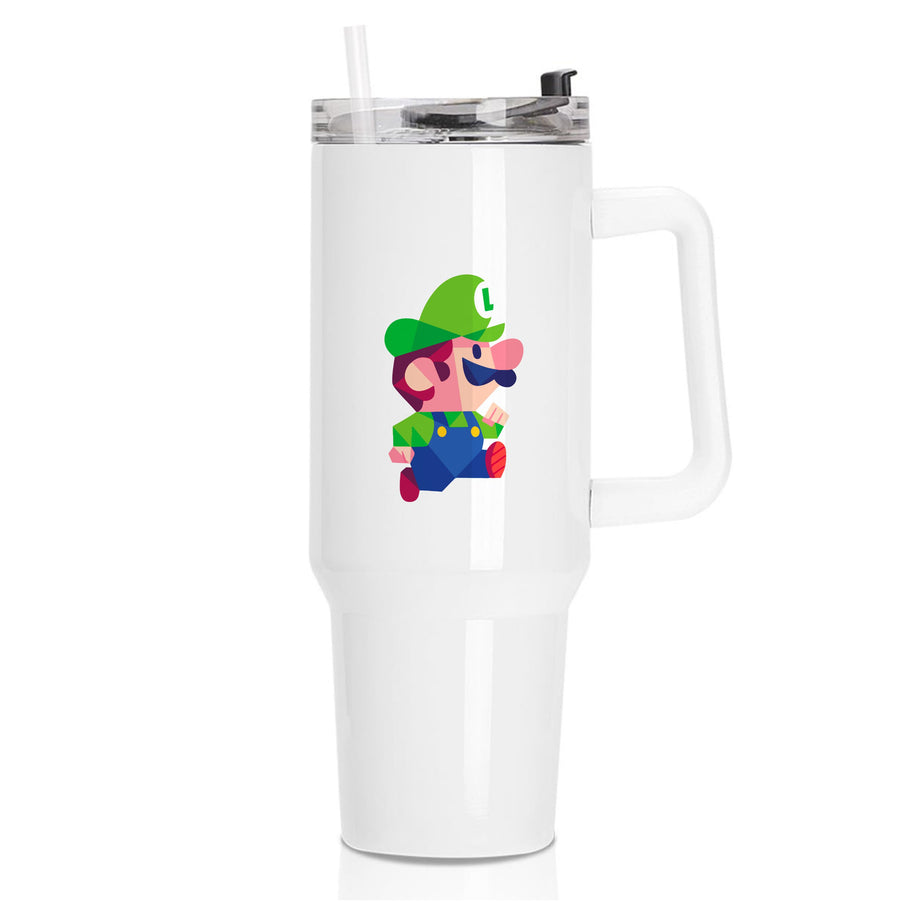 Running Luigi - Mario Tumbler