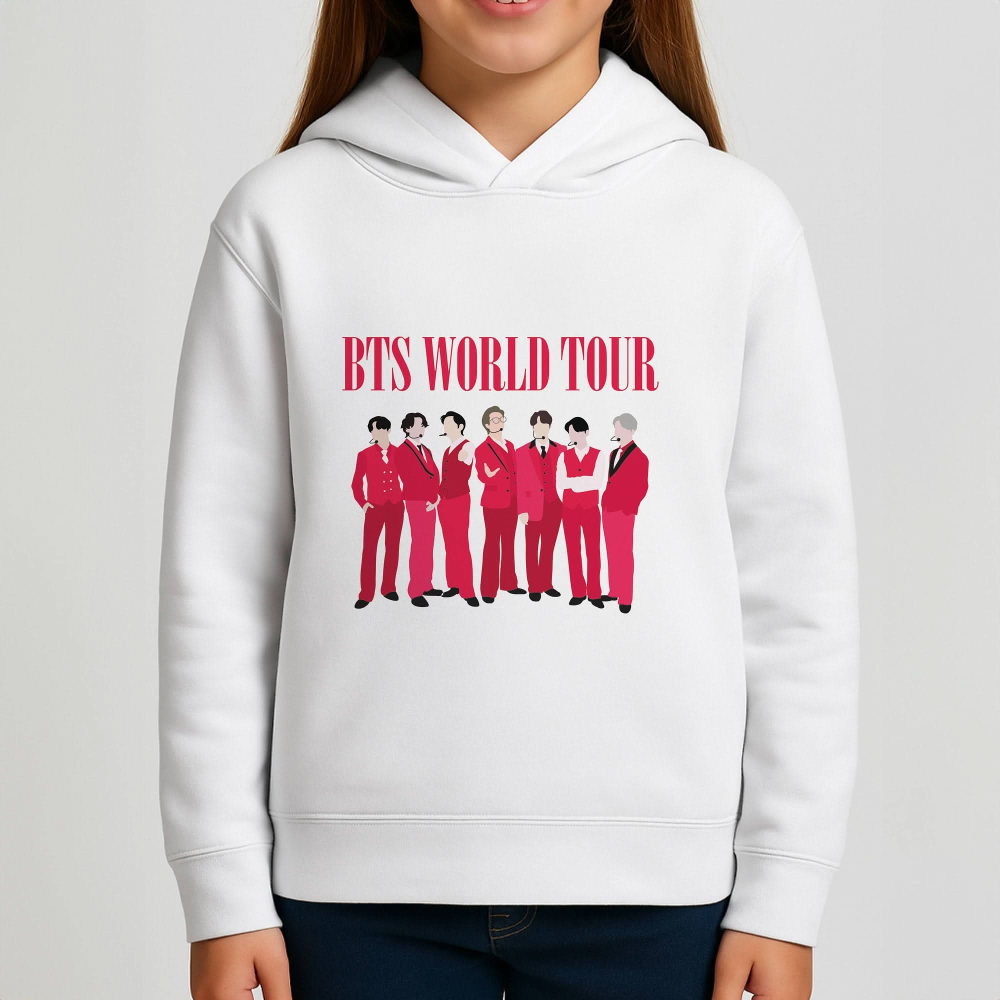 K-Pop Band World Tour 2026 Girls Hoodie