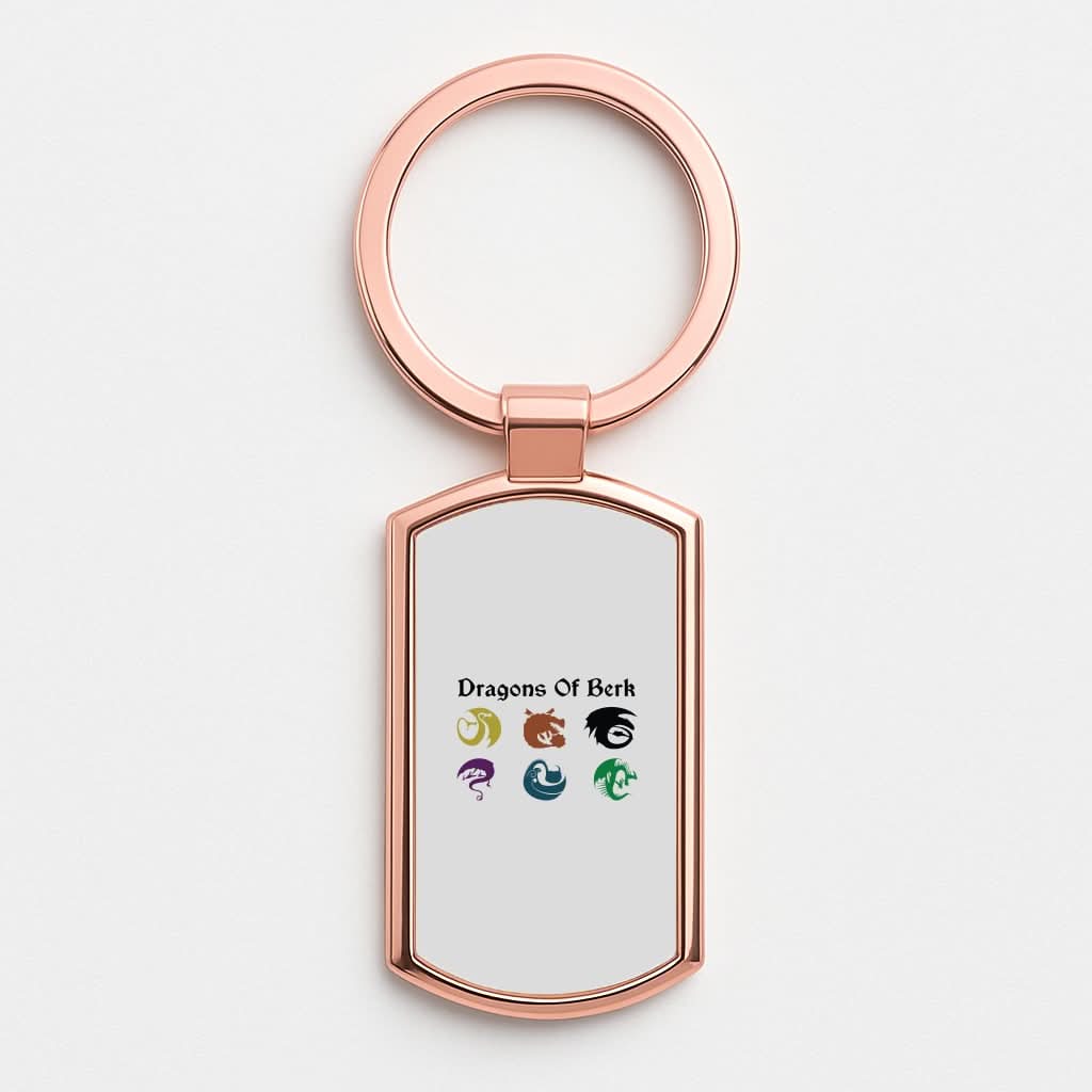 Dragons Of Berk Rose Gold Keyring