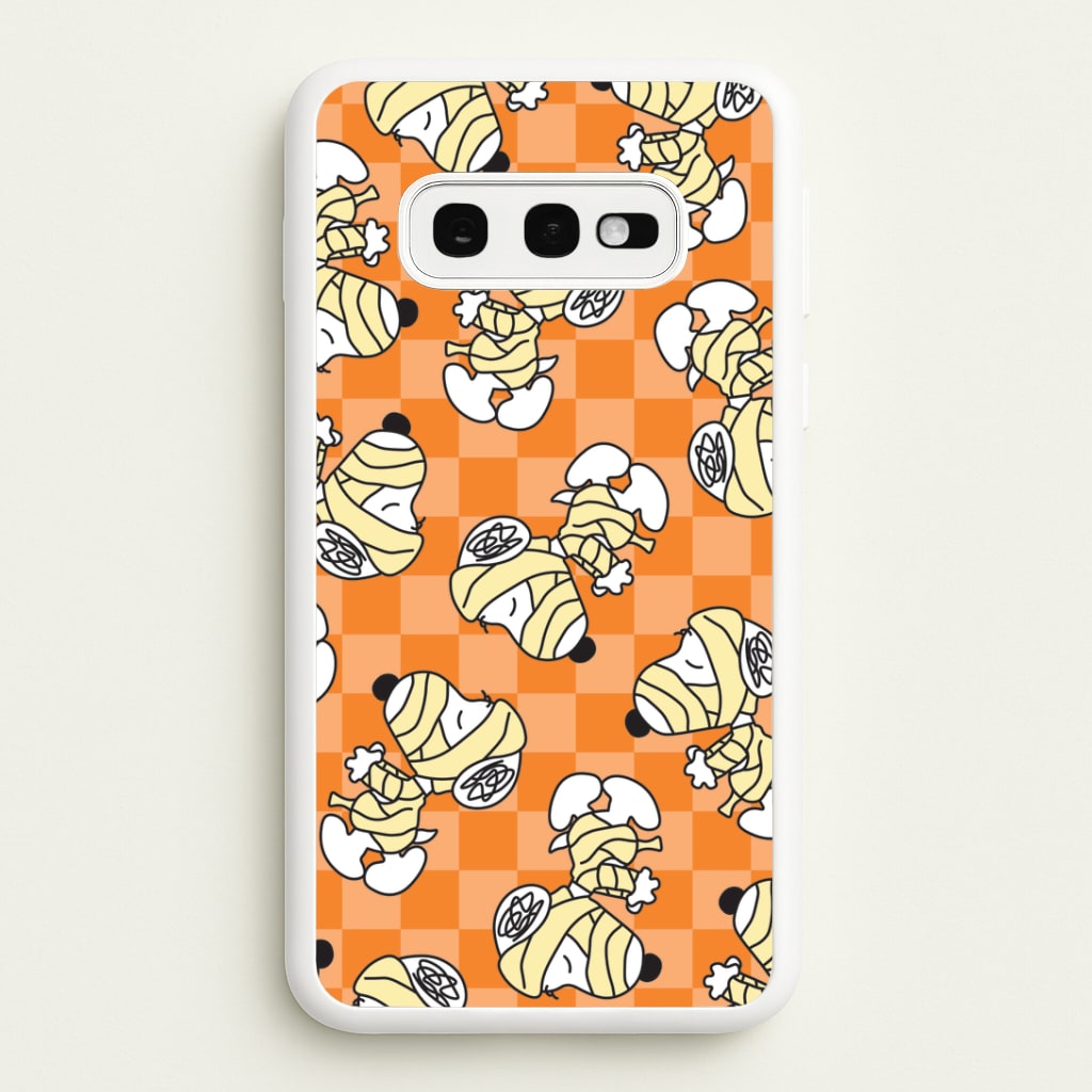 Mummy Cartoon Beagle Pattern Galaxy S10e Case