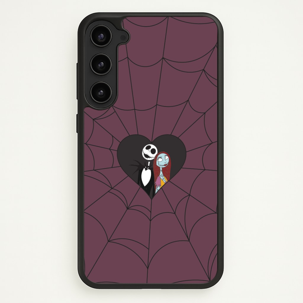 J And S Cobweb Heart Galaxy S23 Plus Case