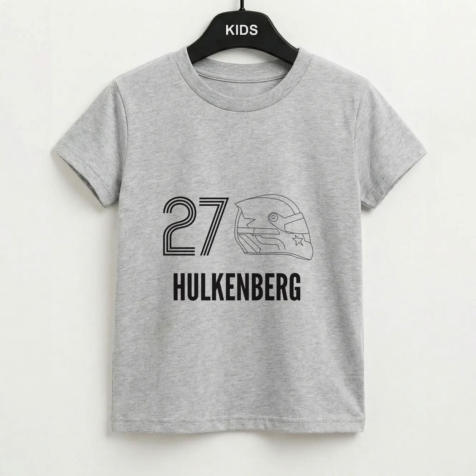 Hulkenberg Helmet 2026 Grey Kids T-Shirt