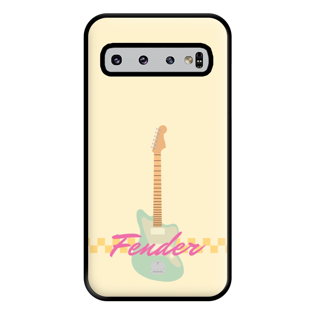 Blue Guitar Fender Galaxy S10 Plus Case