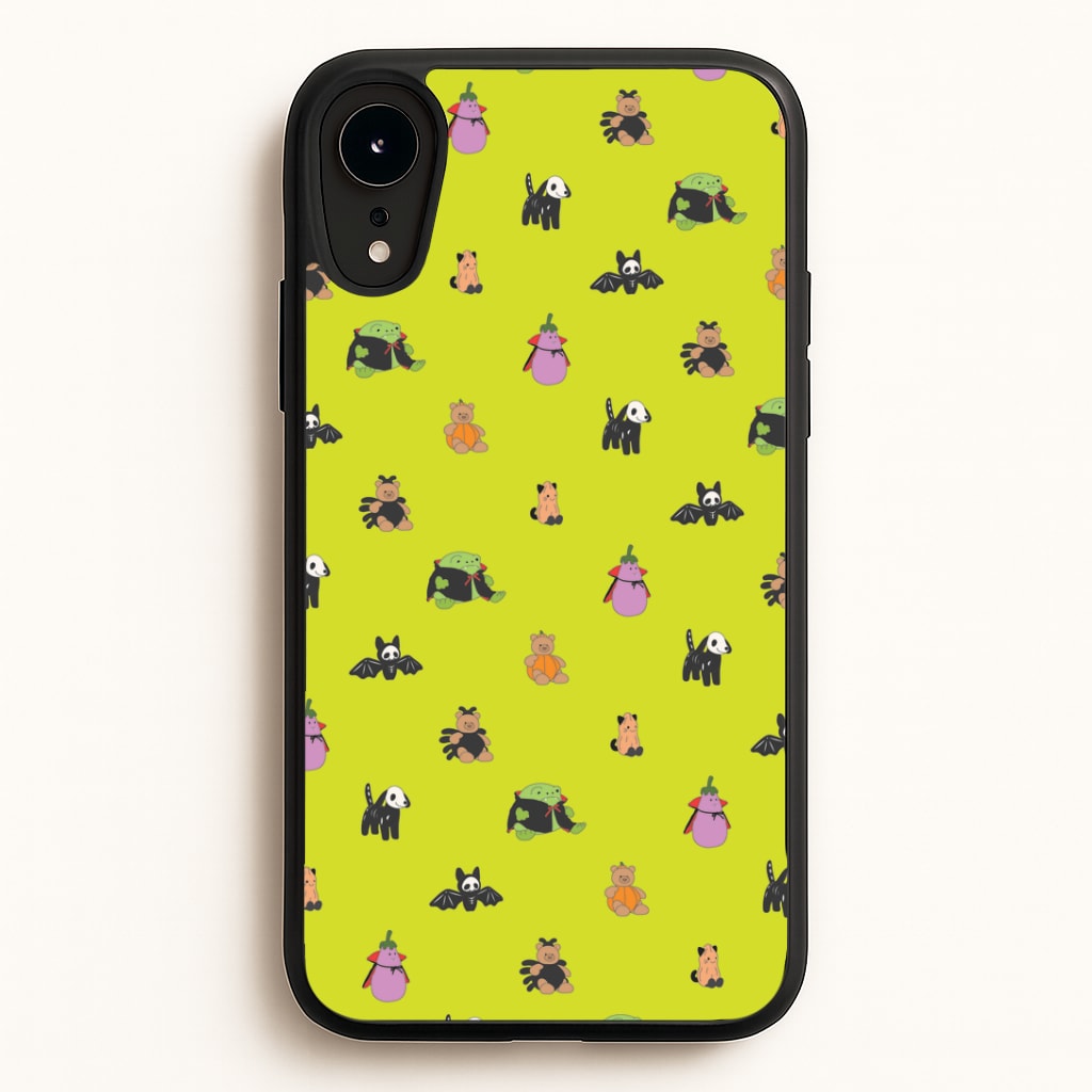 Halloween Plushies Pattern III - Halloween iPhone XR Case