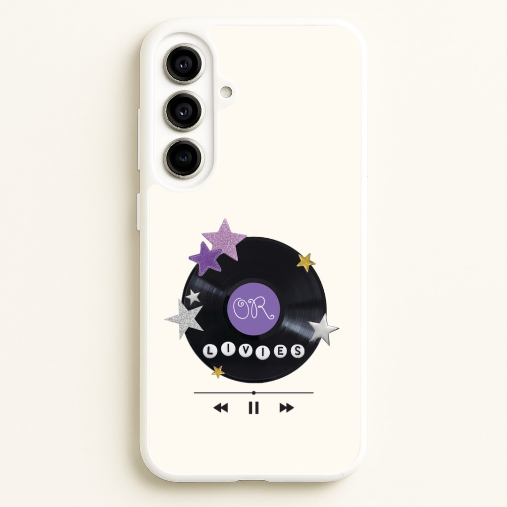 Amethyst Vinyl Scrapbook Galaxy A56 Case