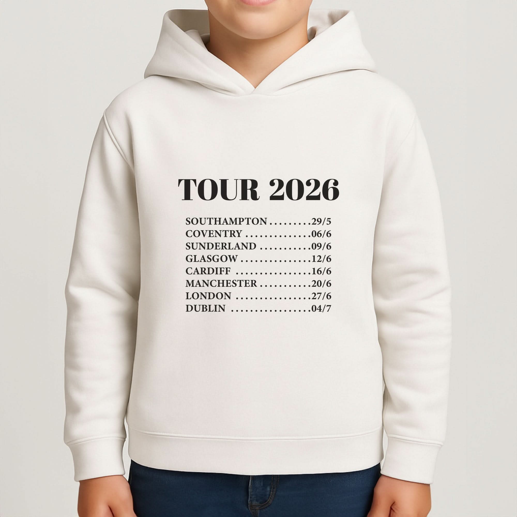 Band Tour 2026 Boys Hoodie