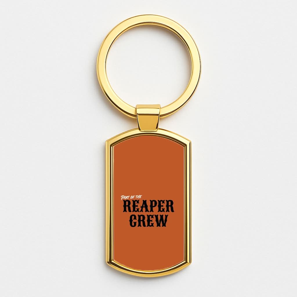 Part Of The Reaper Crew Gold Keyring