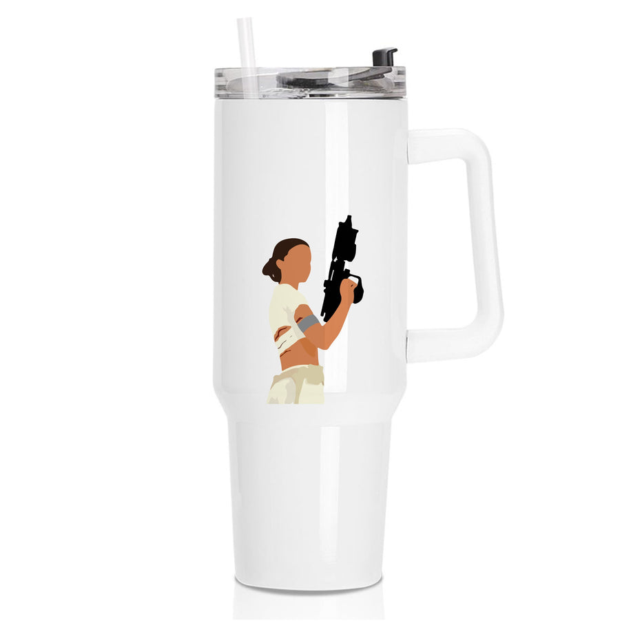 Princess Leia With Gun - Star Wars Tumbler