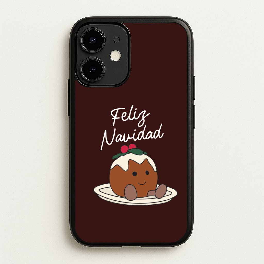 Christmas Pudding Plush iPhone 12 / 12 Pro Case