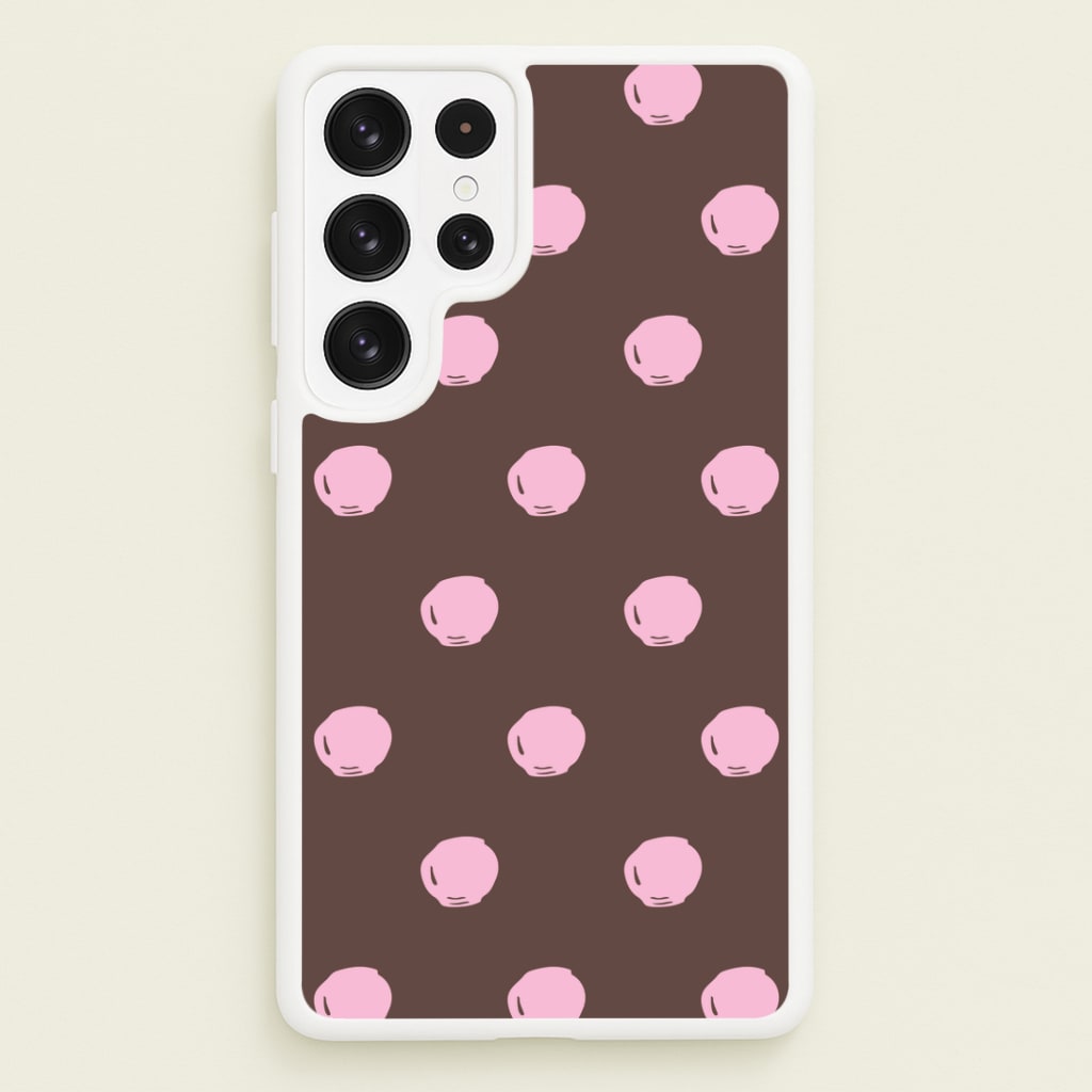 Chocolate & Strawberry Buttons Galaxy S22 Ultra Case