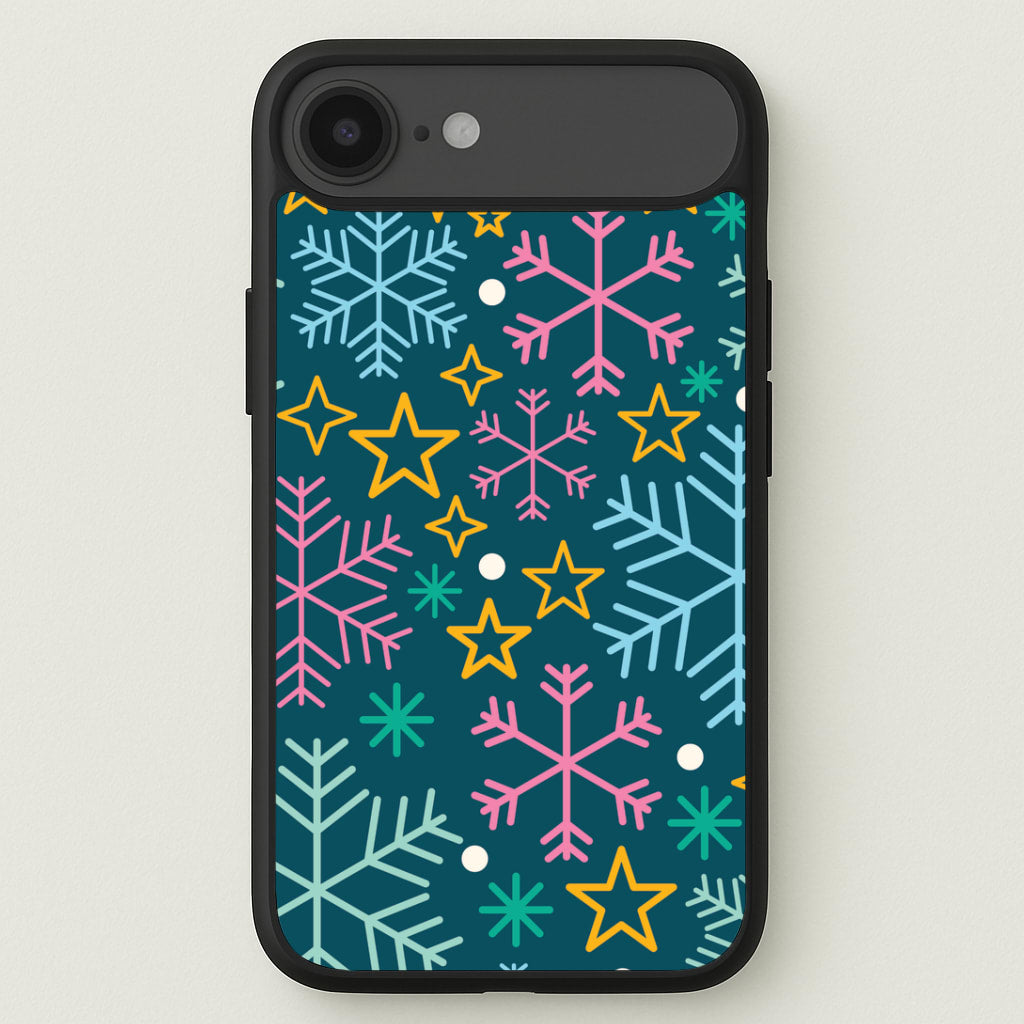 Colourful Christmas Symbols Pattern iPhone 17 Air Case