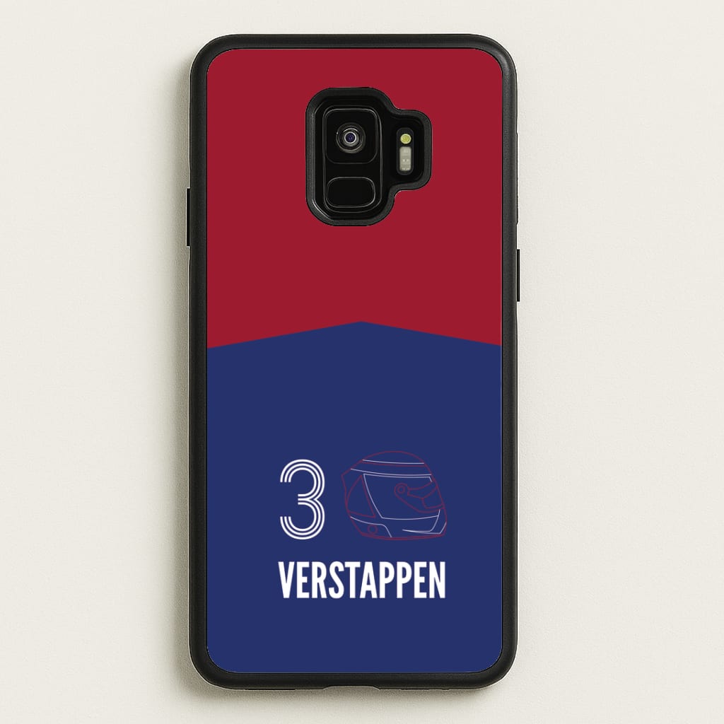 Verstappen Helmet 2026 Galaxy S9 Case