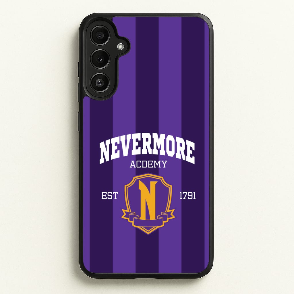 Addams Academy Purple Galaxy A36 Case