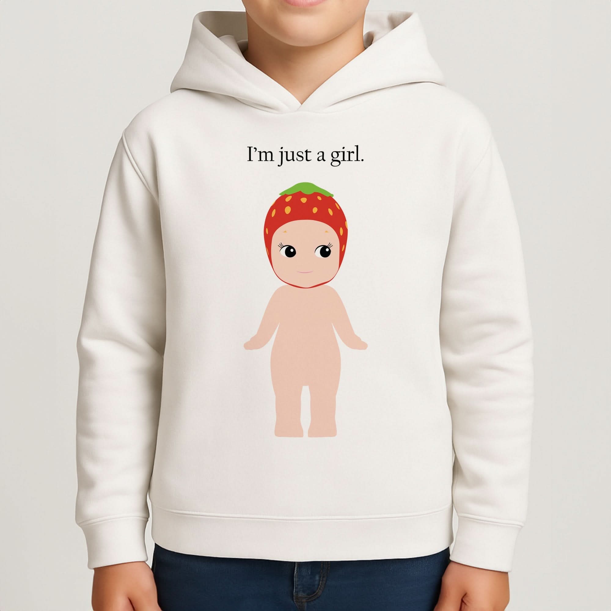 I'm Just A Girl Boys Hoodie