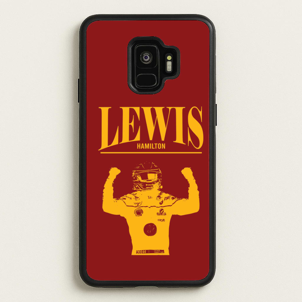 Lewis Red And Gold Galaxy S9 Case