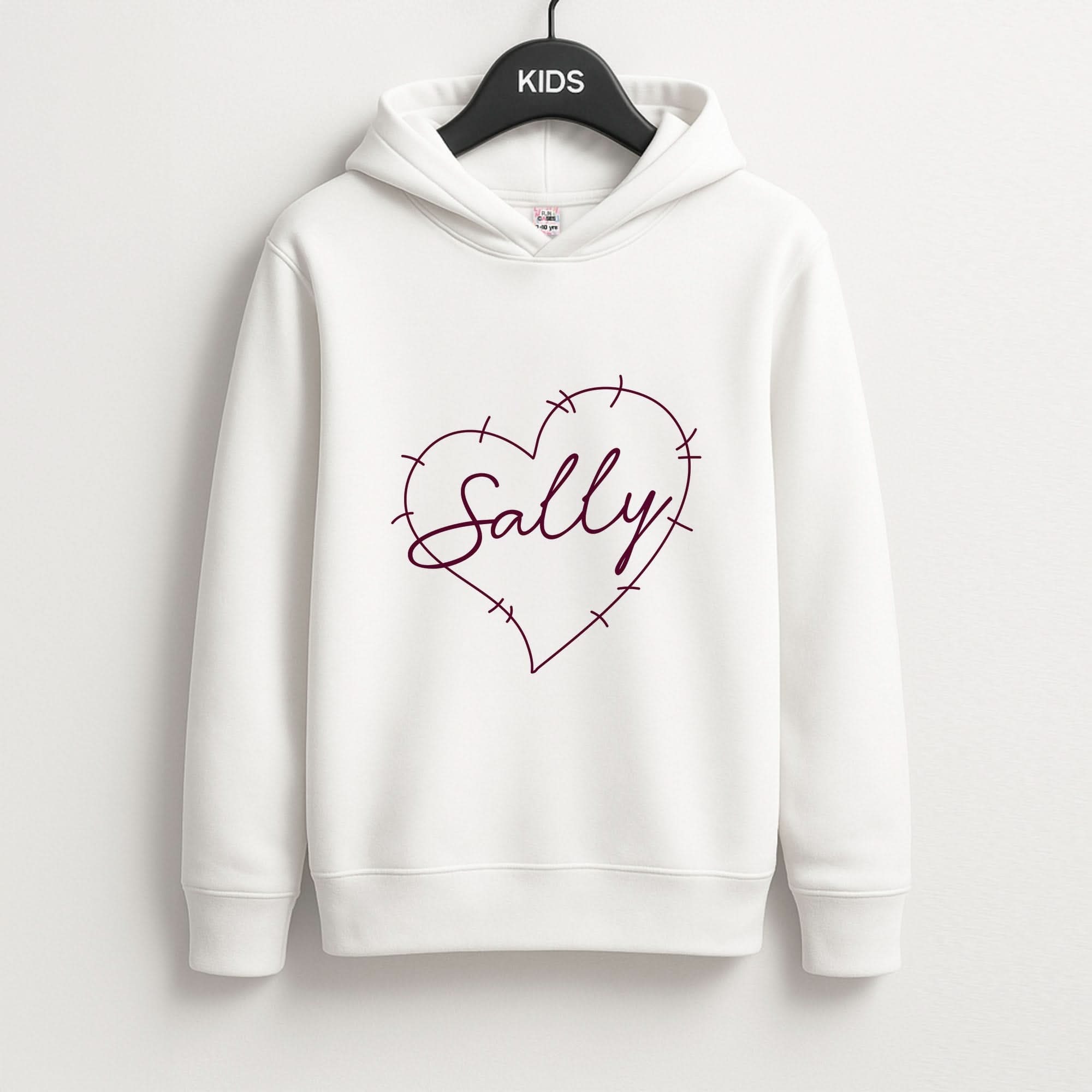 Stitched Heart Sally Kids Hoodie