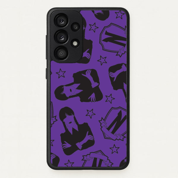Wednesday Pattern Galaxy A33 Case