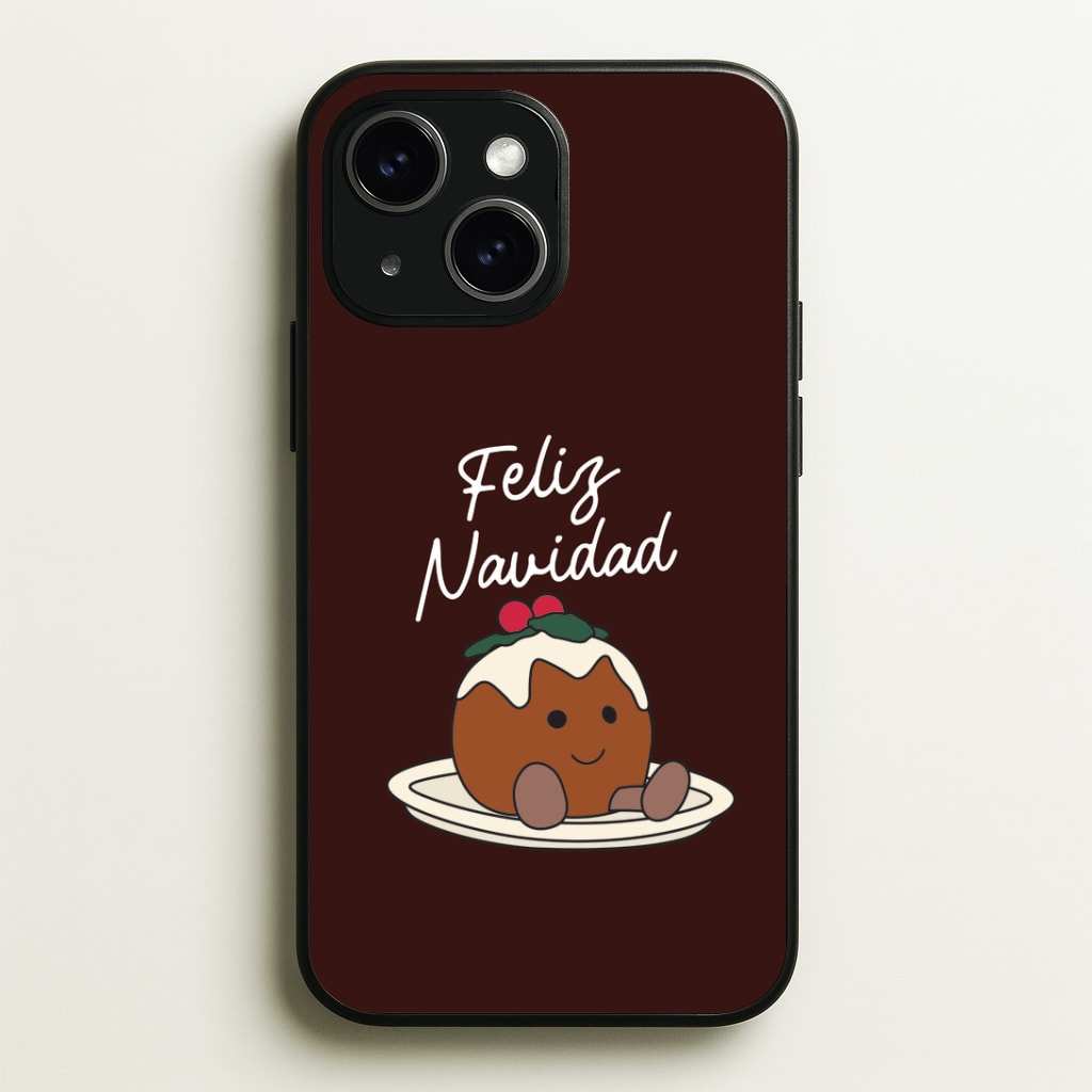 Christmas Pudding Plush iPhone 14 Case