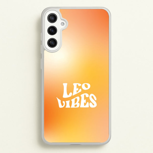 Leo Vibes Gradient Zodiac Galaxy A36 Case