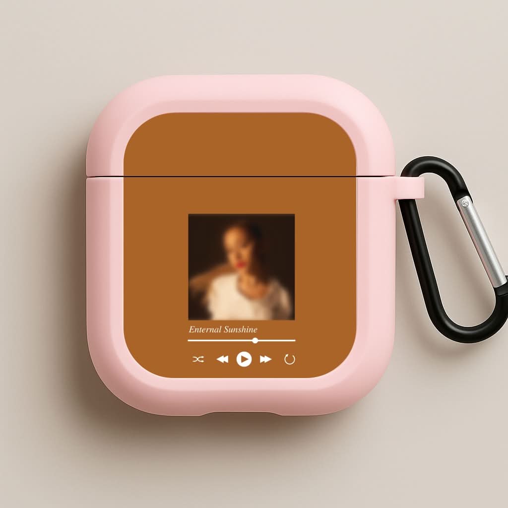 Sunshine Music Player Pink AirPods Case