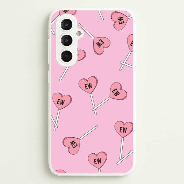 Ew Love Heart Lolipops Pattern Galaxy S23FE Case