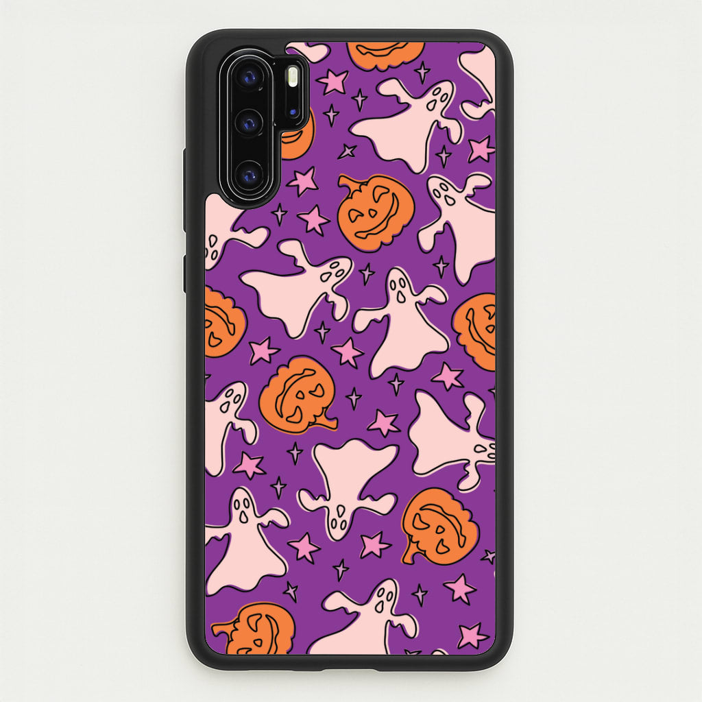 Abstract Halloween Pattern Huawei P30 Pro Case