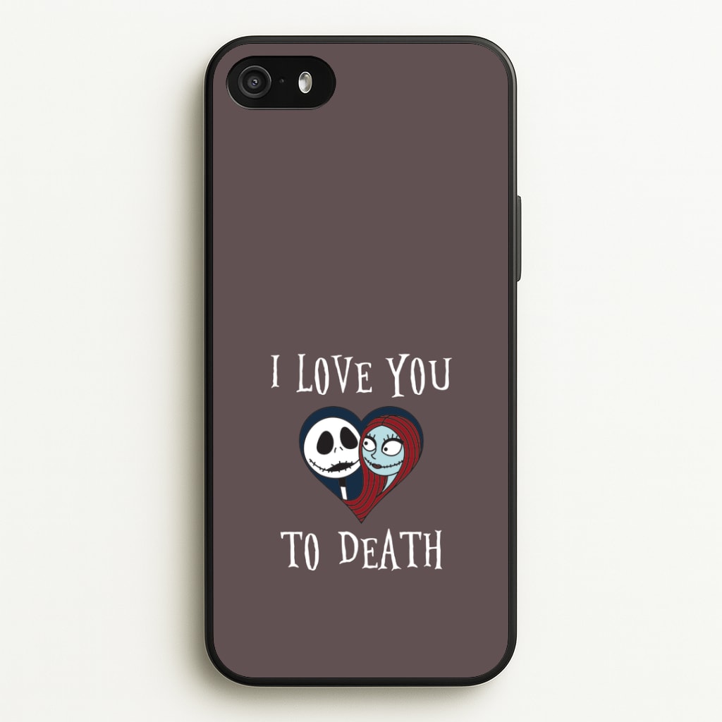I Love You To Death Heart iPhone 5 / 5s / SE 2016 Case