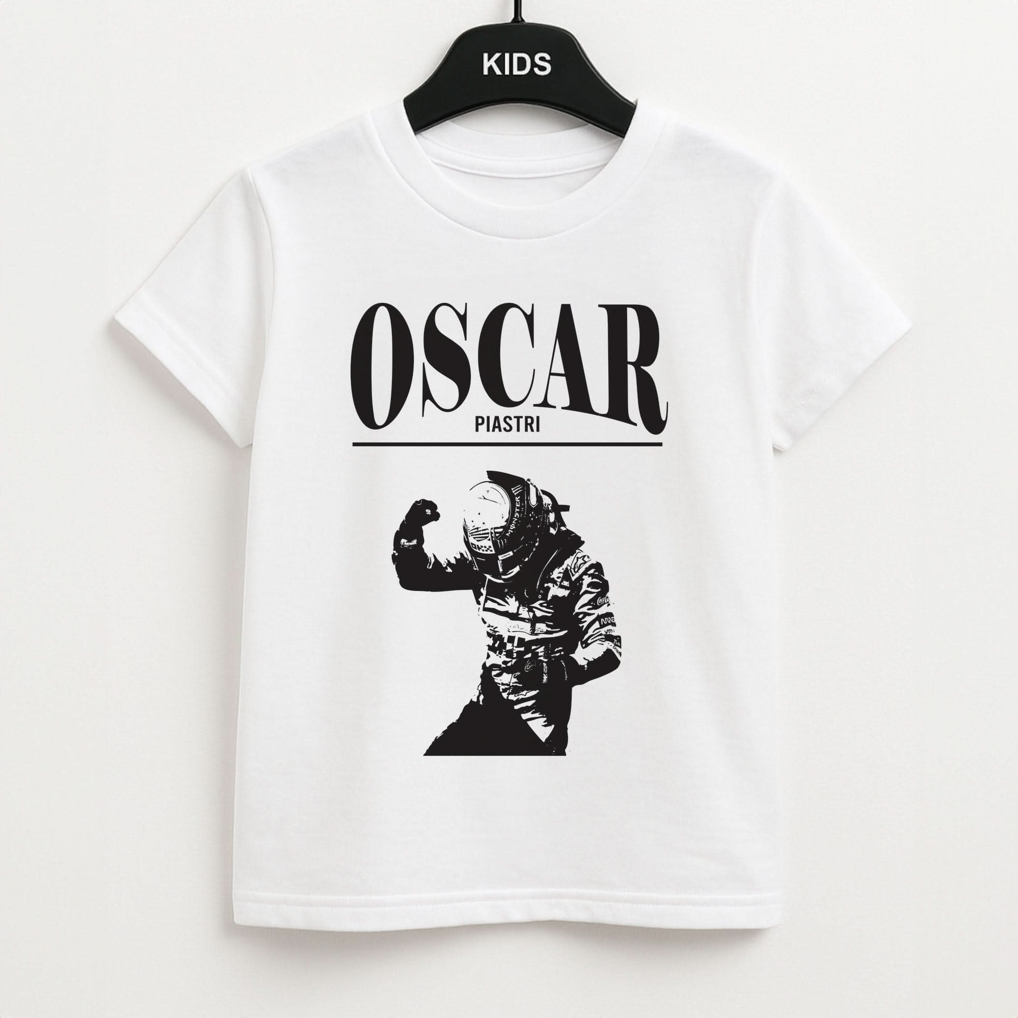 Oscar Orange And Black Kids Unisex T-Shirt