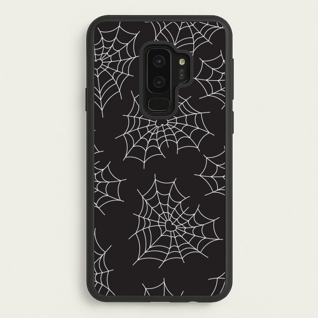 Spiderweb Hearts Pattern Galaxy S9 Plus Case