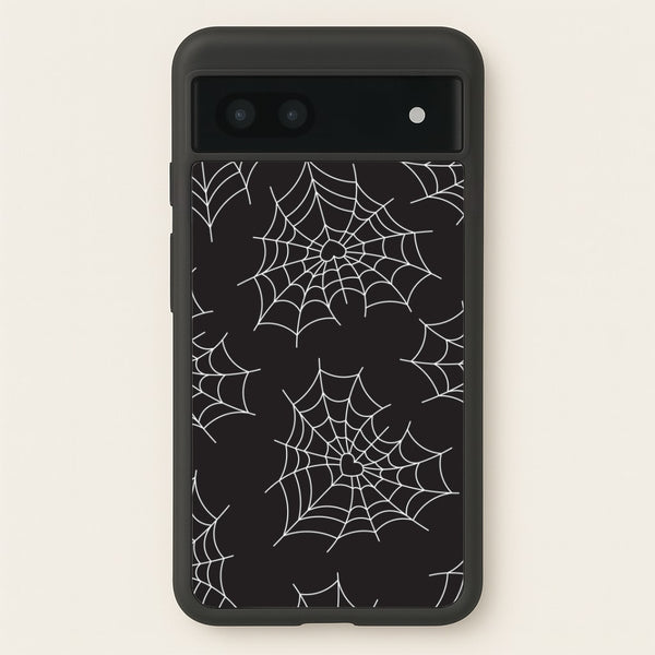 Spiderweb Hearts Pattern Google Pixel 6a Case