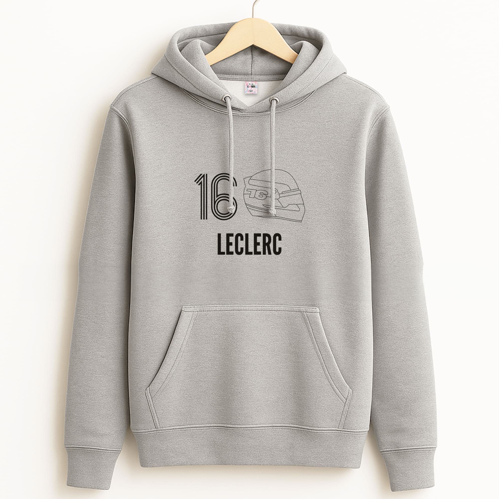 Leclerc Helmet 2026 Unisex Grey Hoodie
