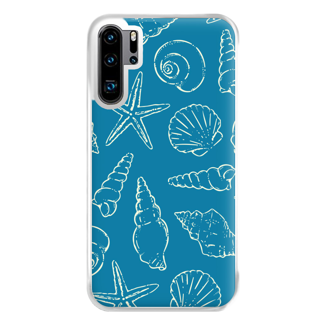 Sketched Shells Pattern Huawei P30 Pro Case
