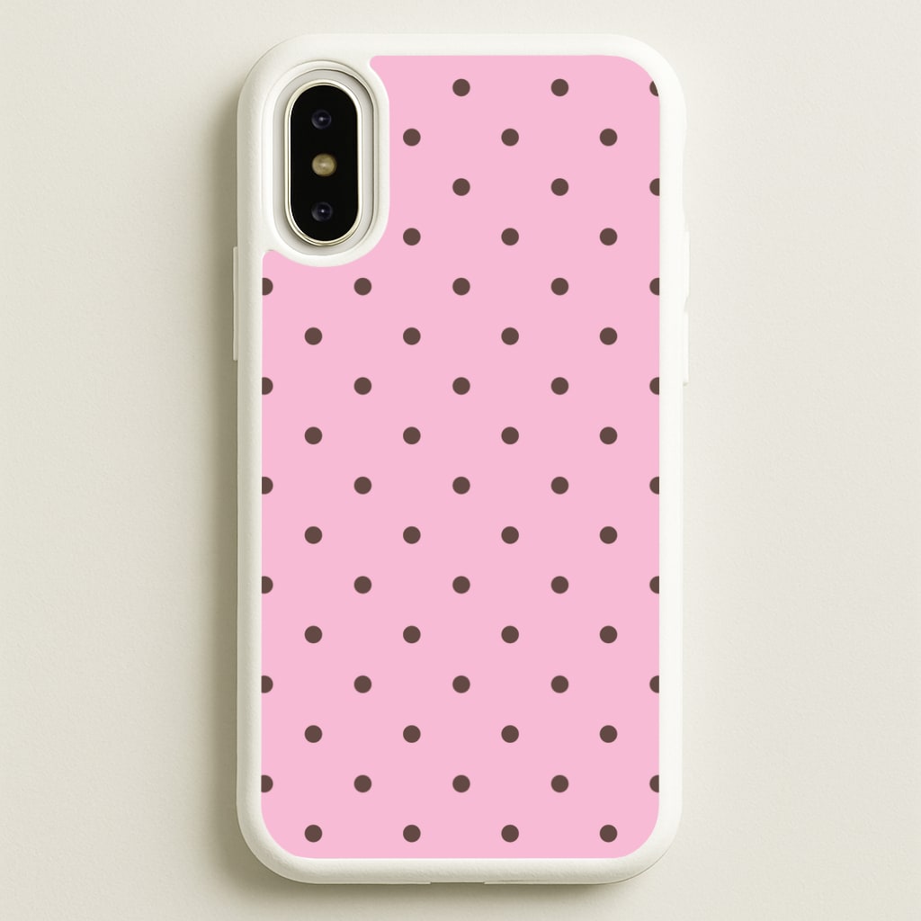 Strawberry Polka Dots iPhone X / XS Case