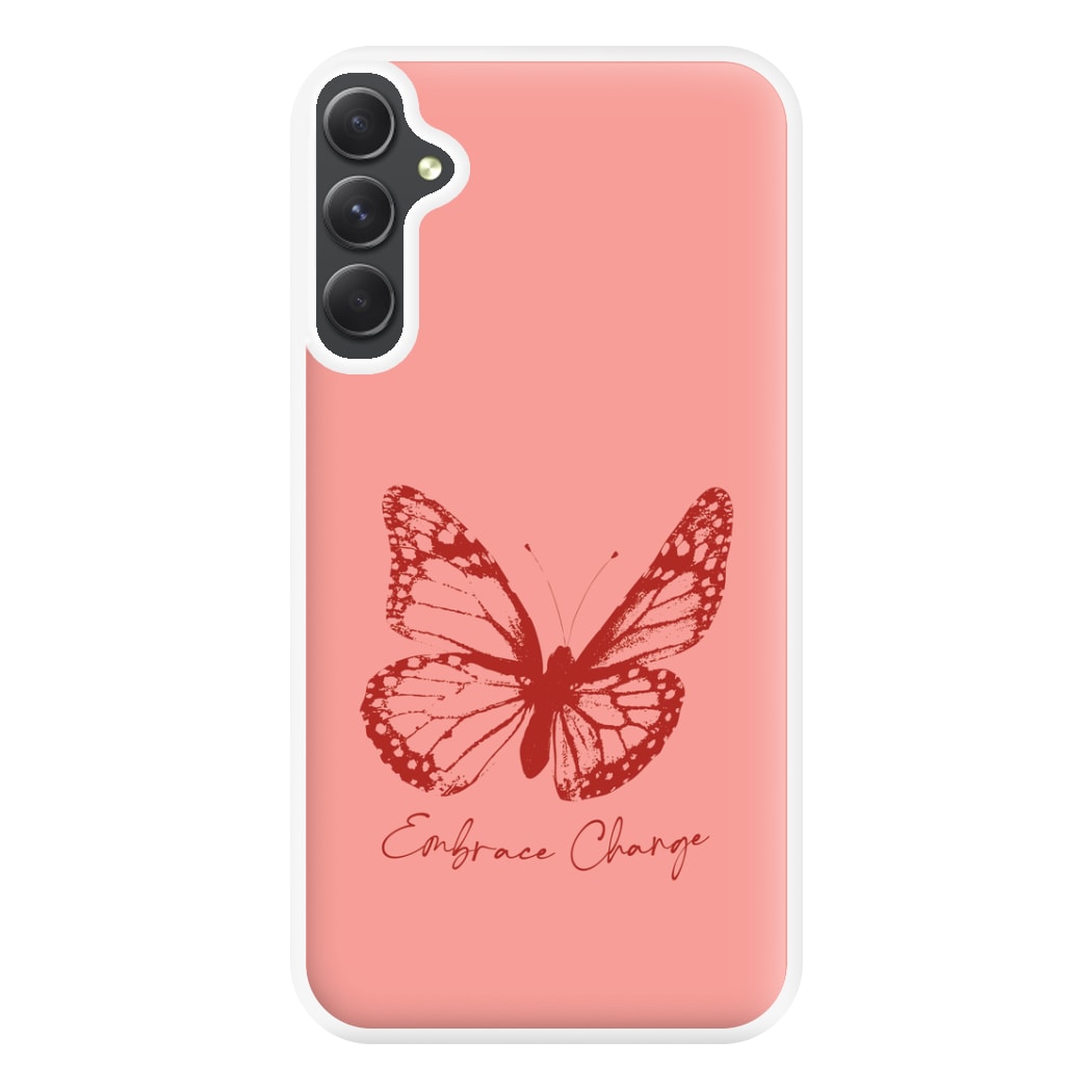 Embrace Change Butterfly Galaxy A34 Case