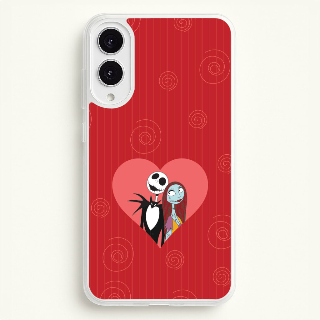 J And S Heart Galaxy S25 Edge Case