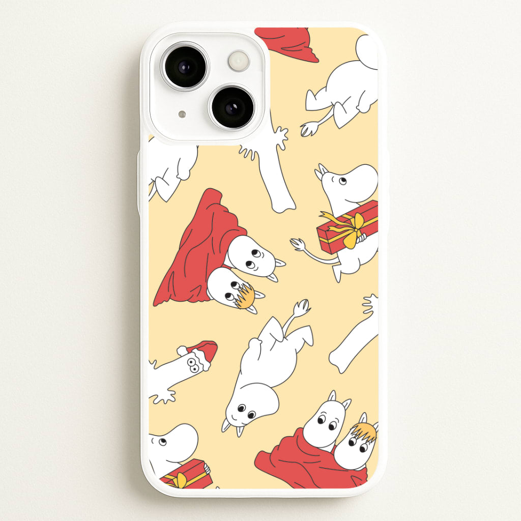 Christmas Mooms Pattern iPhone 13 Mini Case