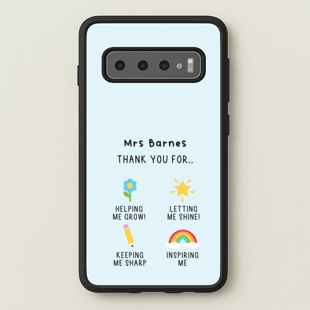 Thank You For Helping Me Galaxy S10 Case