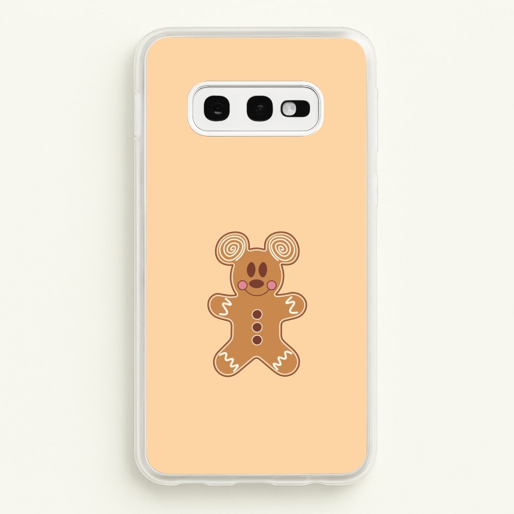 Cartoon Mouse Gingerbread Galaxy S10e Case