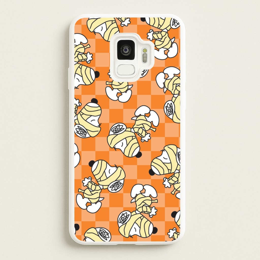 Mummy Cartoon Beagle Pattern Galaxy S9 Case