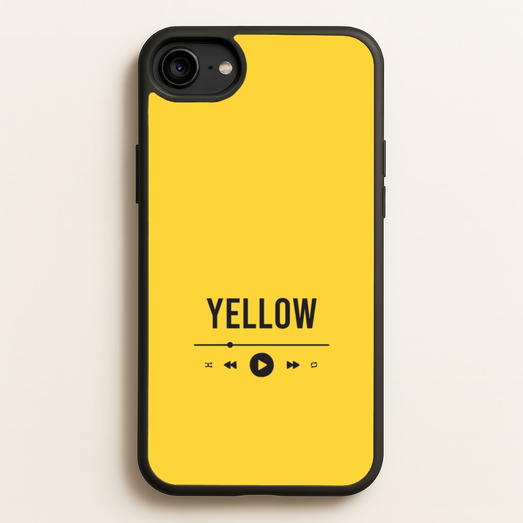 Yellow Music Player iPhone 6 / 7 / 8 / SE Case