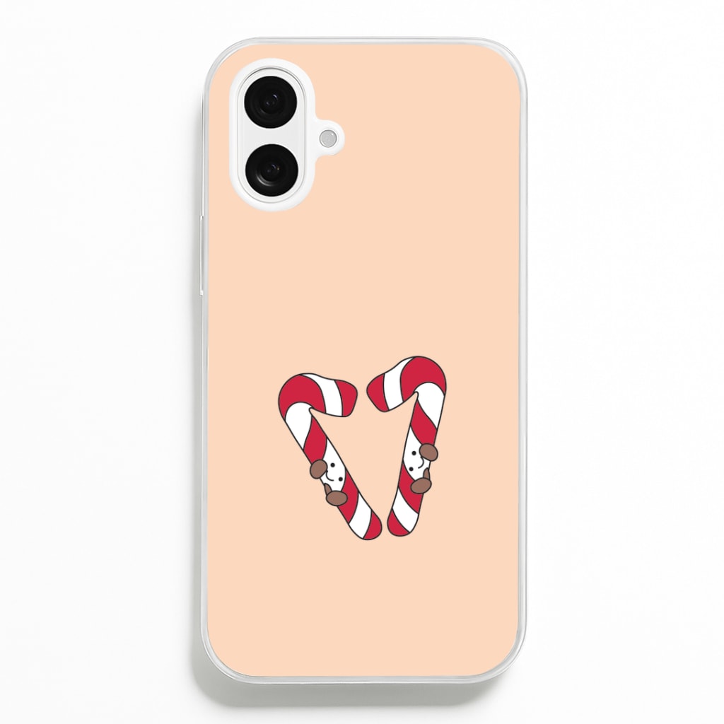 Christmas Candycane Plushies iPhone 16 Plus Case