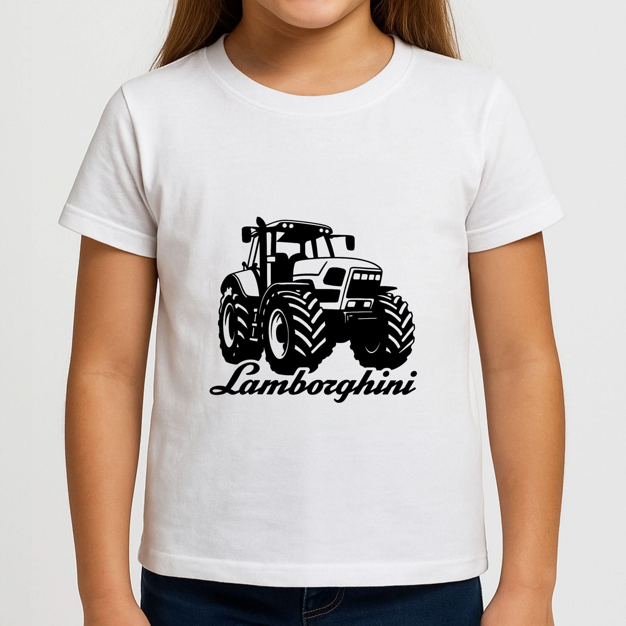 Lambo Tractor Girls T-Shirt