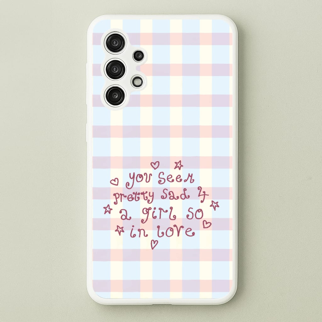 Dreamy Plaid Galaxy A13 Case