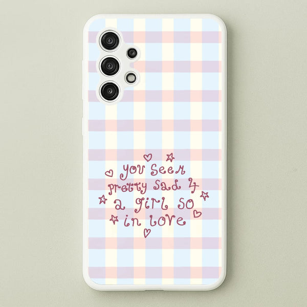 Dreamy Plaid Galaxy A13 Case