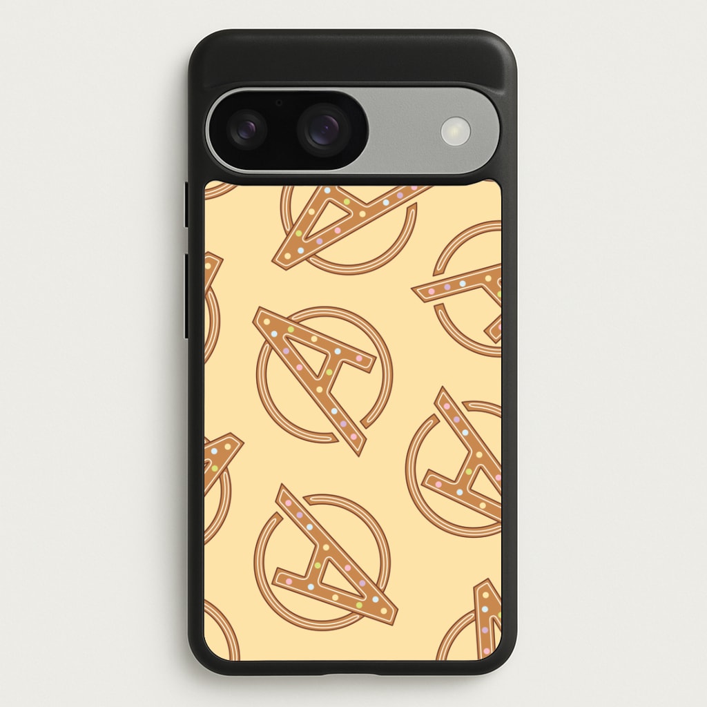 Superhero Team Gingerbread Pattern Google Pixel 9 / 9 Pro Case